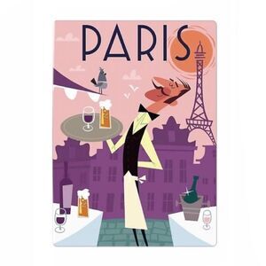 Whimsical Paris magnet 